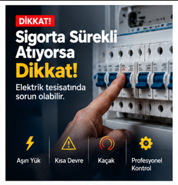Sigorta Sürekli Atıyorsa Dikkat! Elektrik Tesisatında Sorun Olabilir