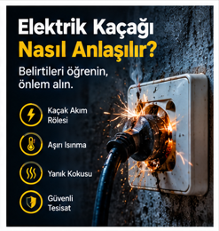 Elektrik Kaçağı Nasıl Anlaşılır? Belirtiler ve Alınması Gereken Önlemler