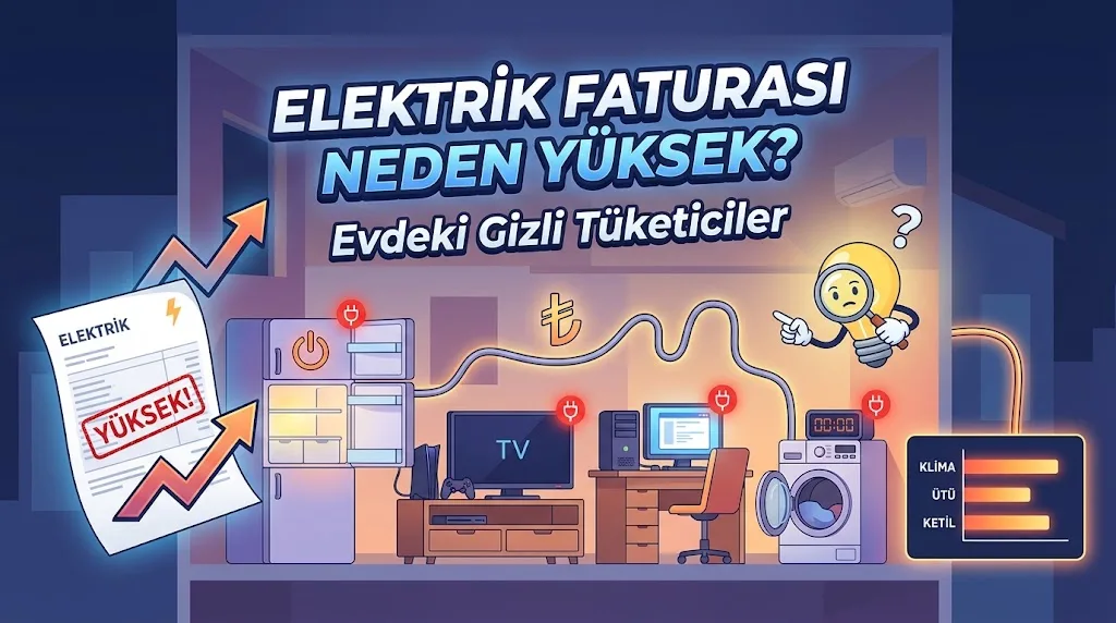 Elektrik Faturası Neden Yüksek? Evdeki Gizli Tüketiciler